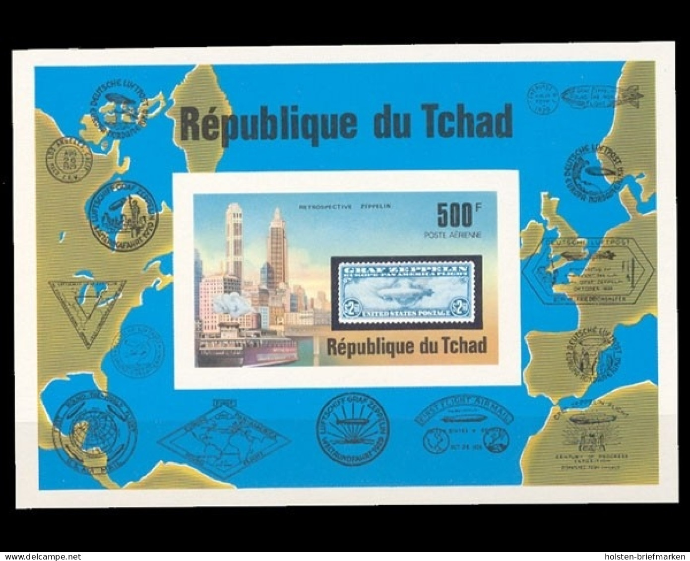 Tschad, Block 68 B, Postfrisch - Chad (1960-...)