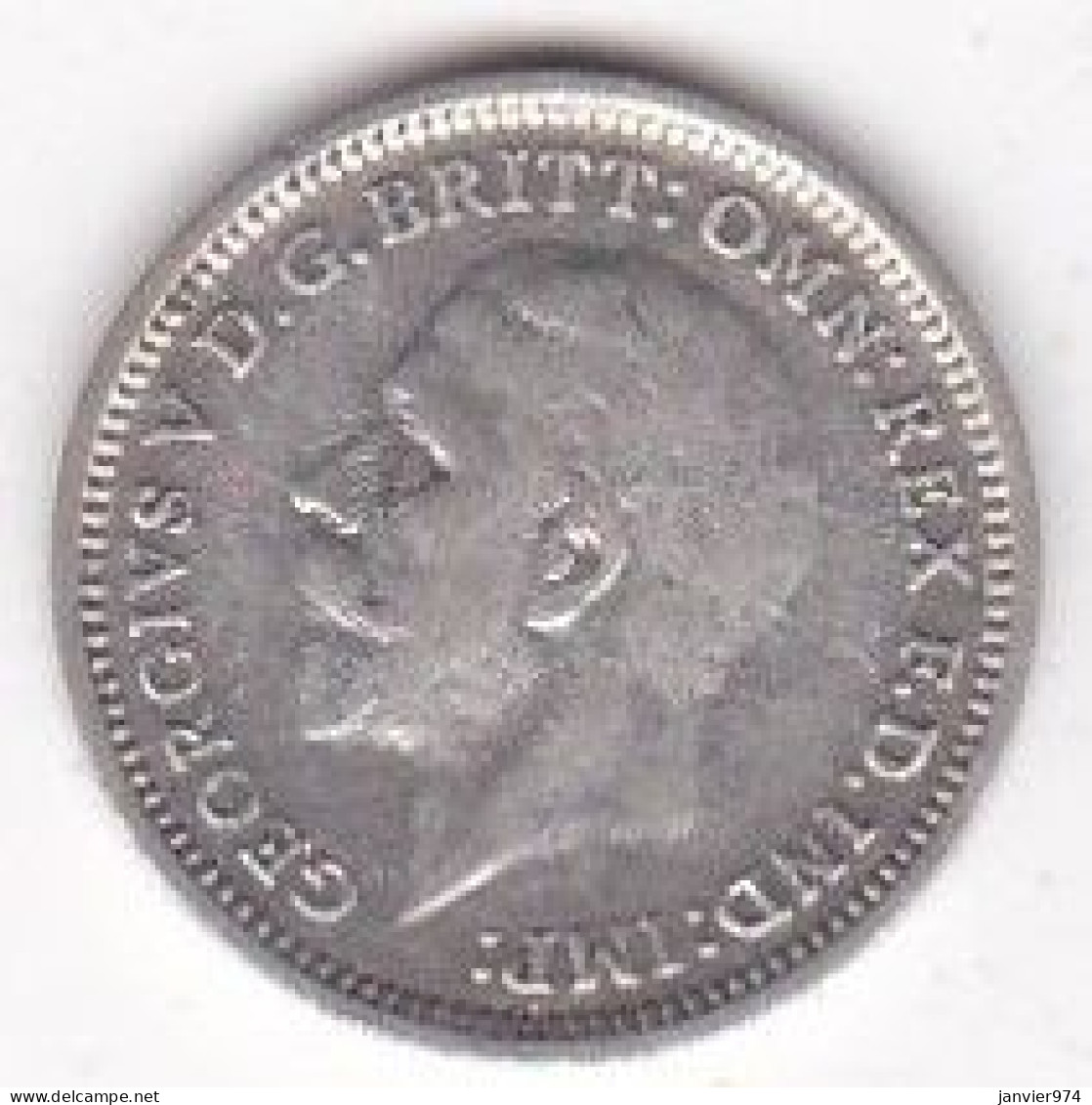 Grande Bretagne. 3 Pence 1936 . George V, En Argent , KM# 831, Superbe - F. 3 Pence