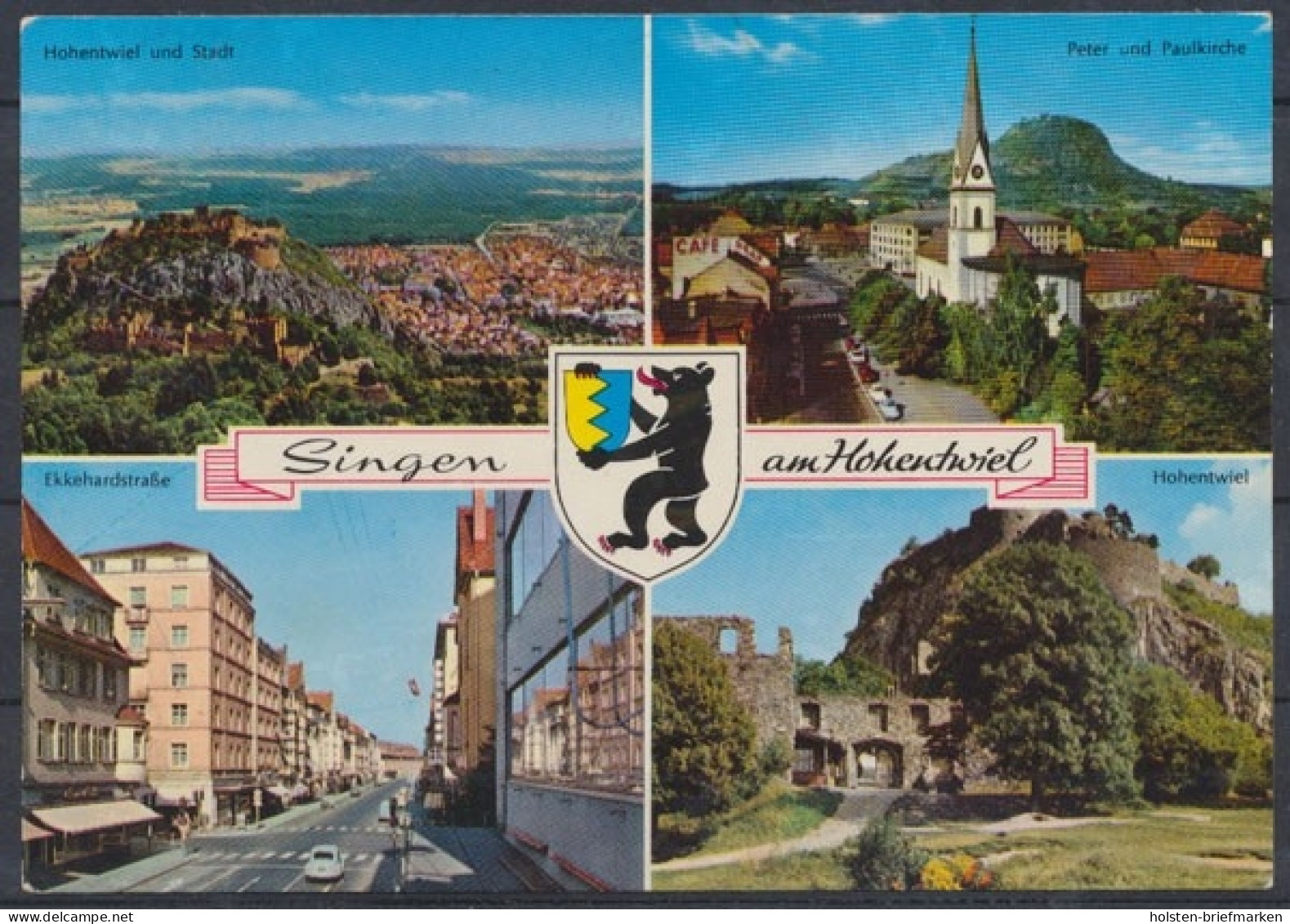 Singen, Hohenwiel U. Stadt, Peter U. Paulkirche, Ekkehardstraße, Wappen - Altri & Non Classificati