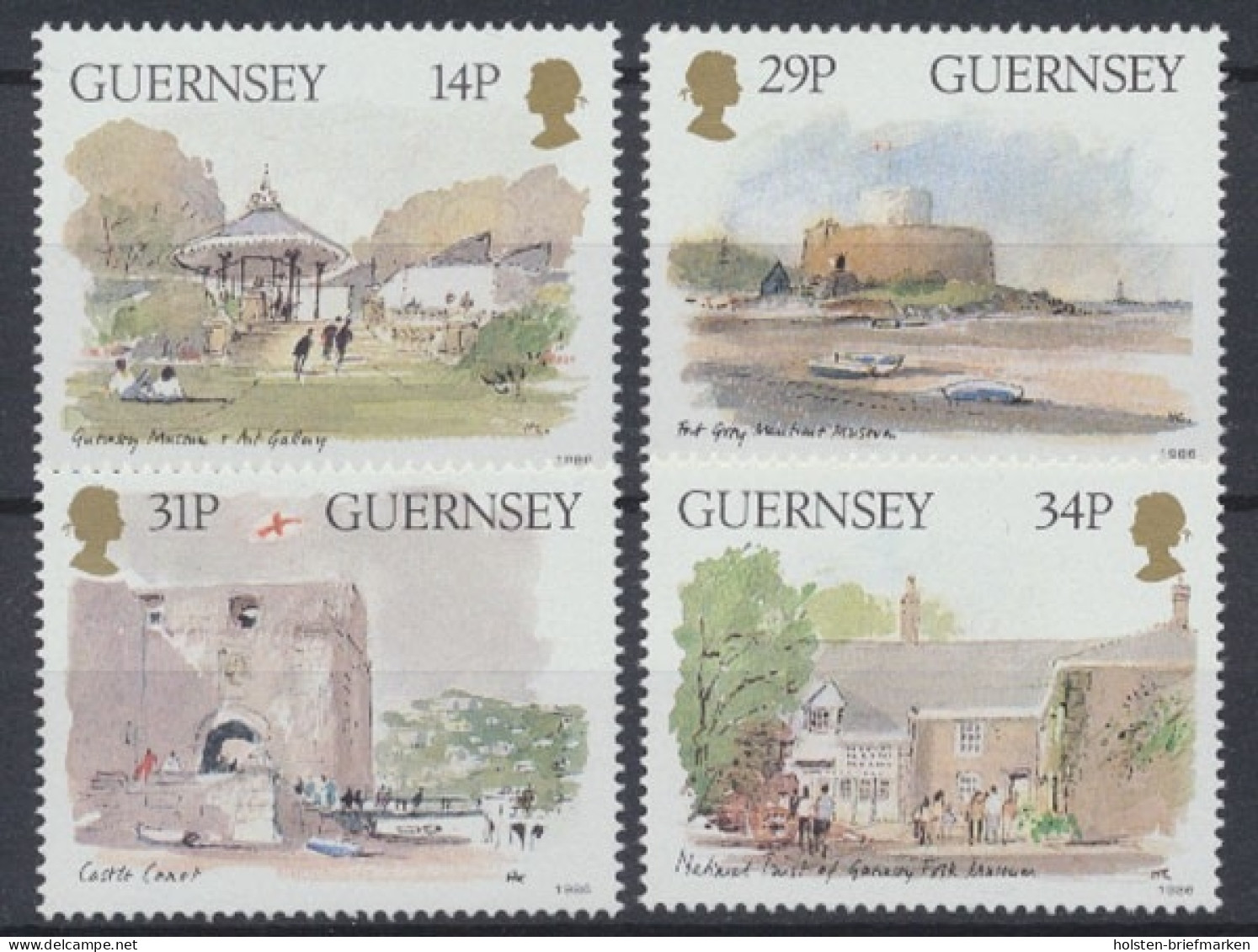Guernsey, MiNr. 369-372, Postfrisch - Guernesey