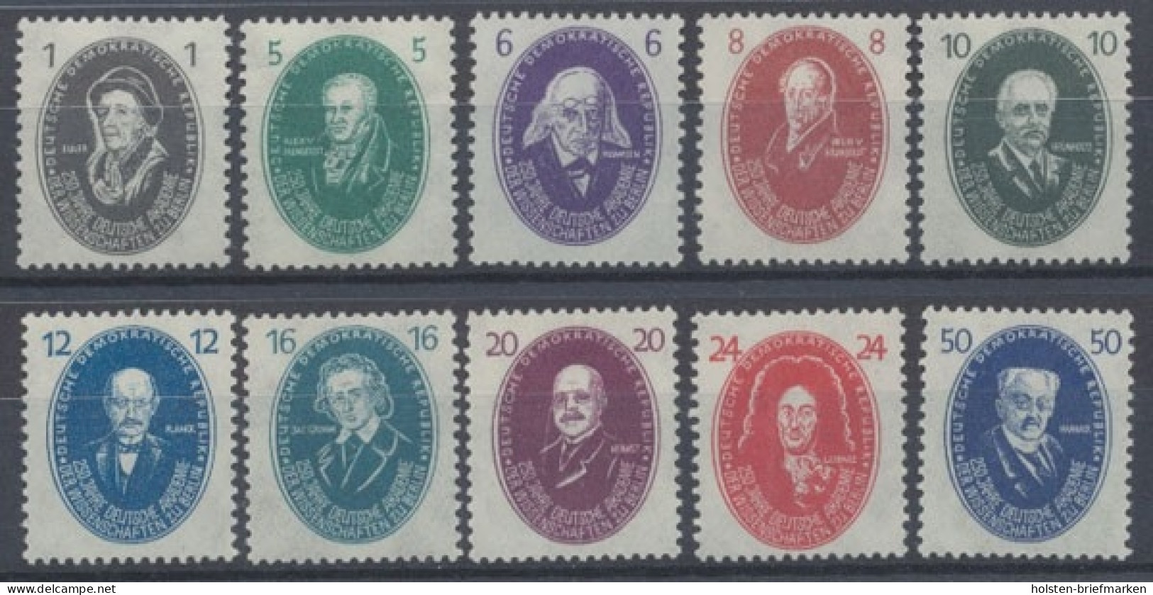 DDR, MiNr. 261-270, Akademie, Postfrisch - Unused Stamps