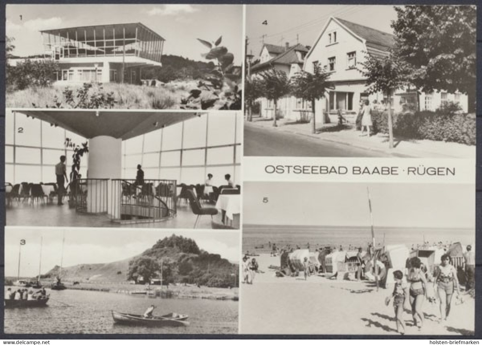 Ostseebad Baabe (Rügen), HO Gaststätte "Inselparadies", FDGB Erholungsheim "Mathias Thesen", Strand - Altri & Non Classificati