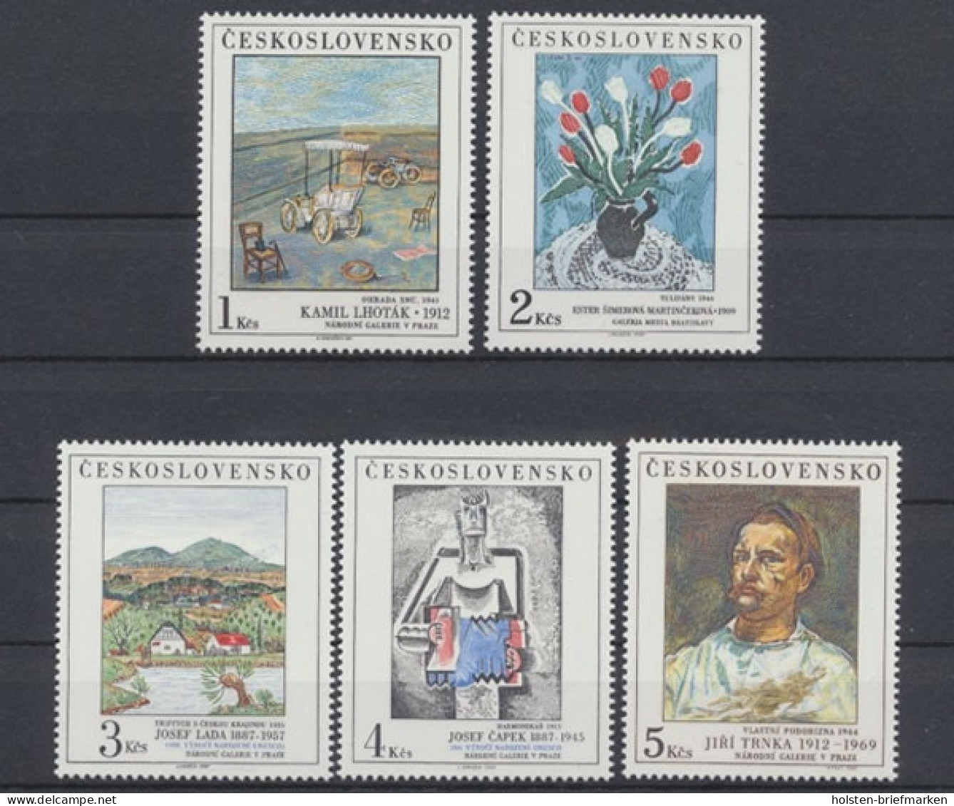 Tschechoslowakei, MiNr. 2933-2937, Postfrisch - Sonstige & Ohne Zuordnung