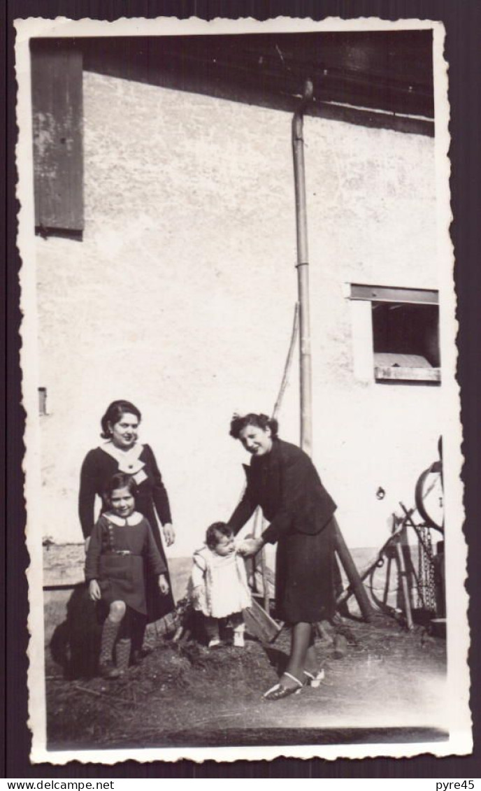 PHOTO DE FEMMES  AVEC DES ENFANTS 6.5 X 11 CM - Personnes Anonymes