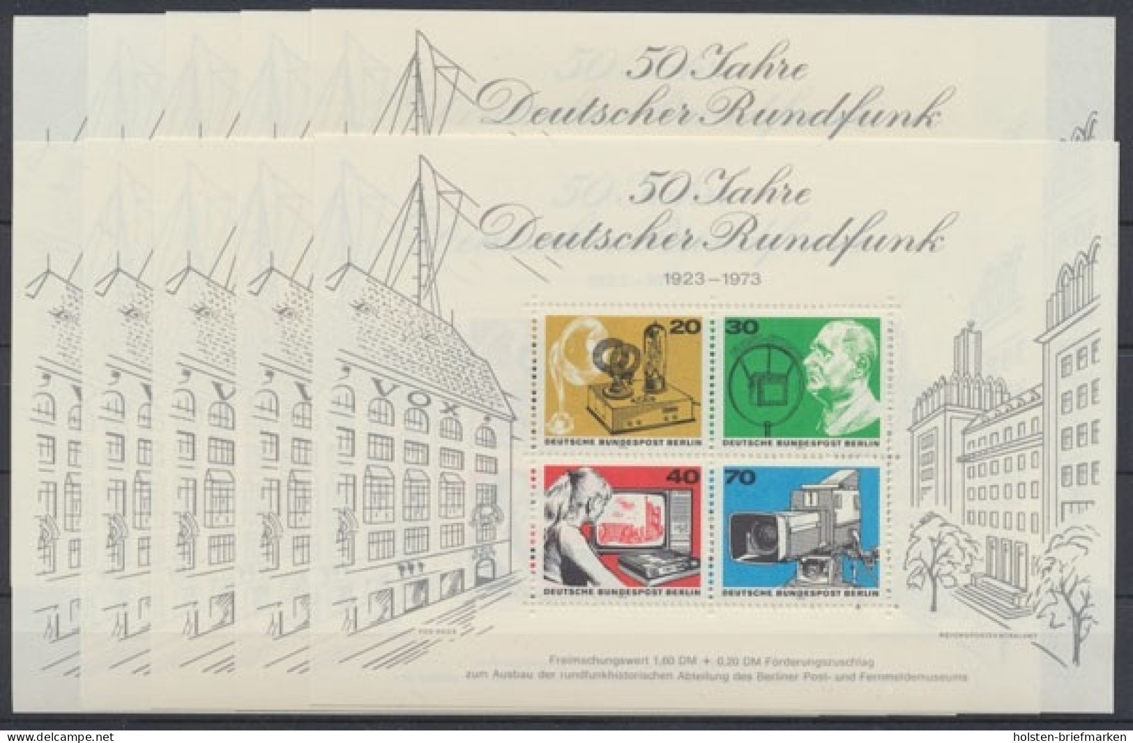 Berlin, MiNr. Block 4, 10 Stück, Postfrisch - Unused Stamps