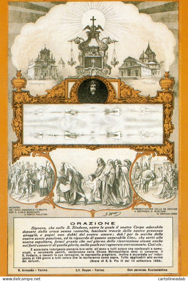 [DC0221] CPM - OSTENSIONE DELLA SINDONE TORINO 1998 - TIR. LIMITATA - CARTOLINEA 221 - PERFETTA - Non Viaggiata - Expositions