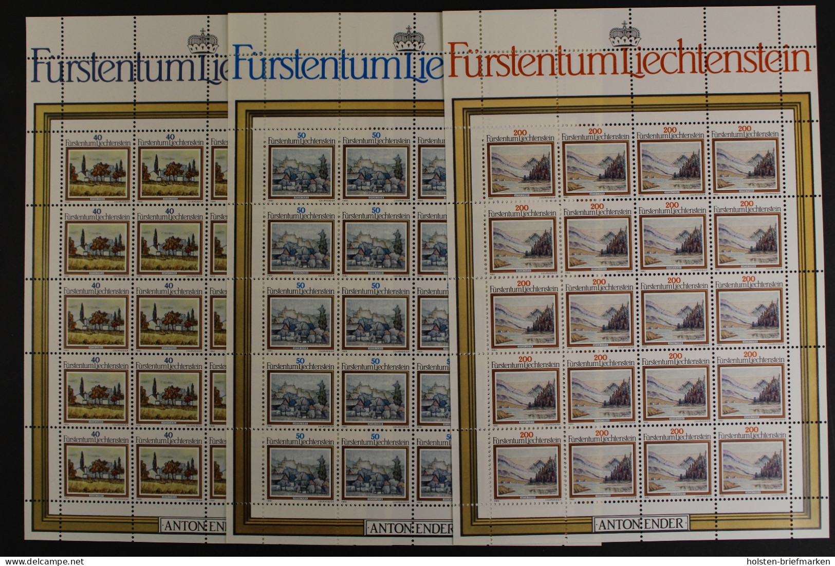 Liechtenstein, MiNr. 821-823 KB, Postfrisch - Altri & Non Classificati