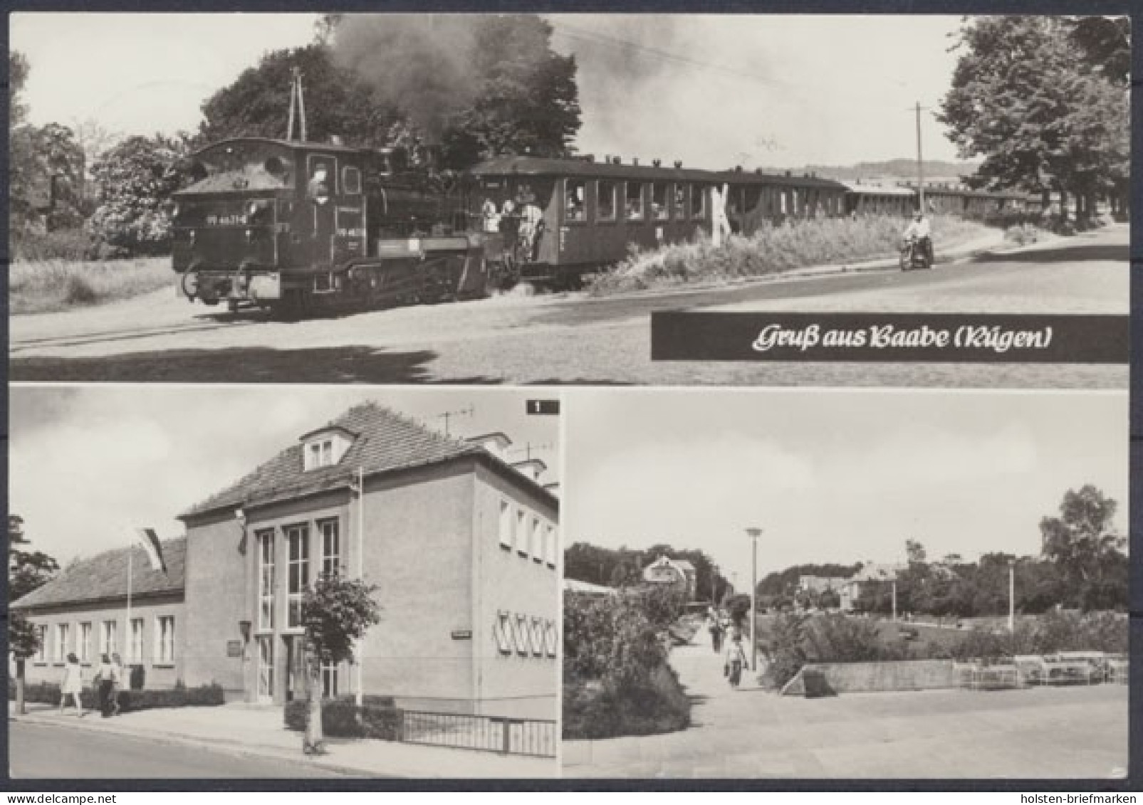 Ostseebad Baabe (Rügen), "Rasender Roland", Reichsbahn-Erholungsheim "Ernst Kamieth" - Altri & Non Classificati