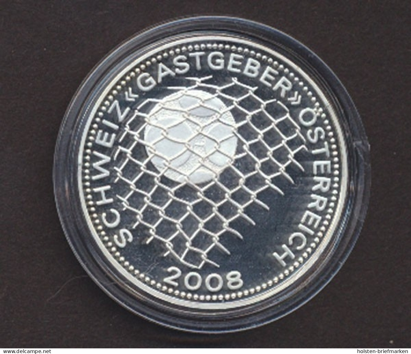 Fußball EM 2008 Österreich Und Schweiz, Kupfer - Nickel Medaille, 27 G, PP - Other & Unclassified