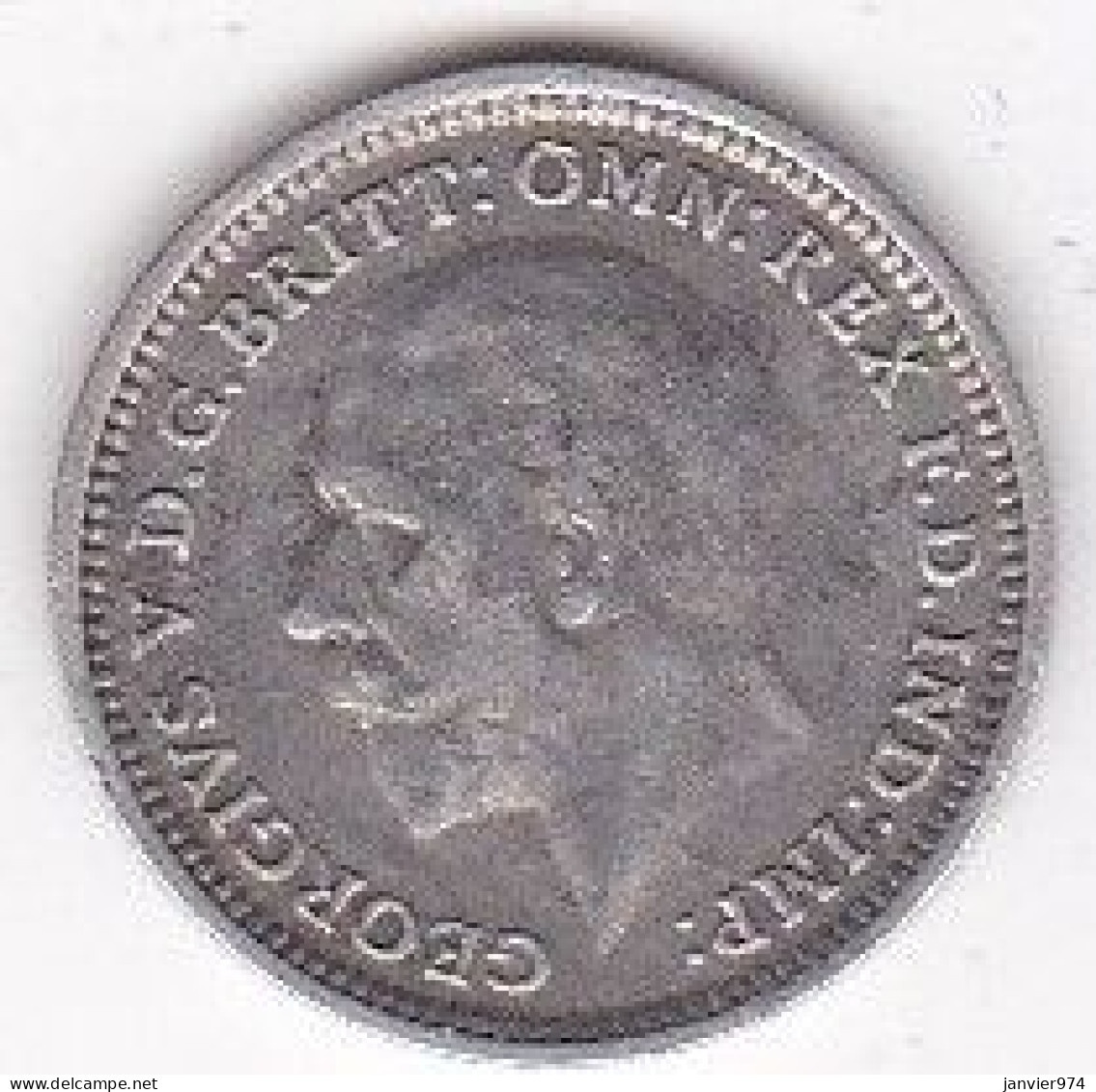 Grande Bretagne. 3 Pence 1935 . George V, En Argent , KM# 831, Superbe - F. 3 Pence