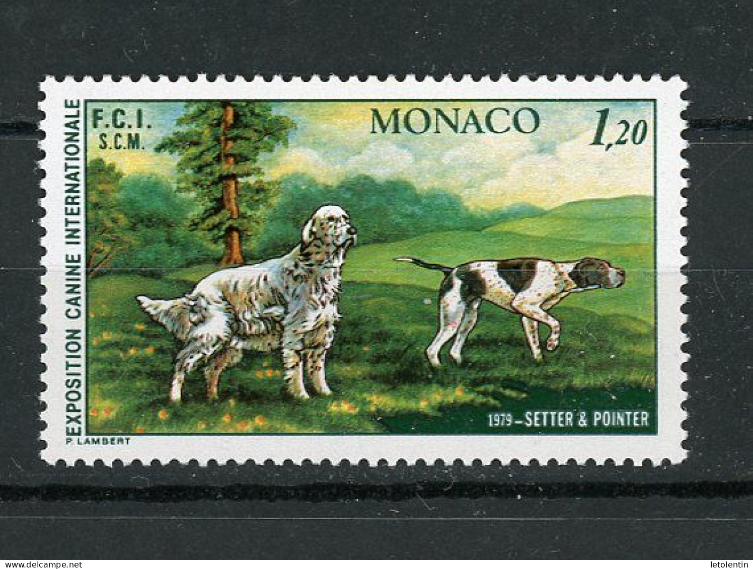MONACO: EXPO CANINE - N° Yvert 1208** - Unused Stamps