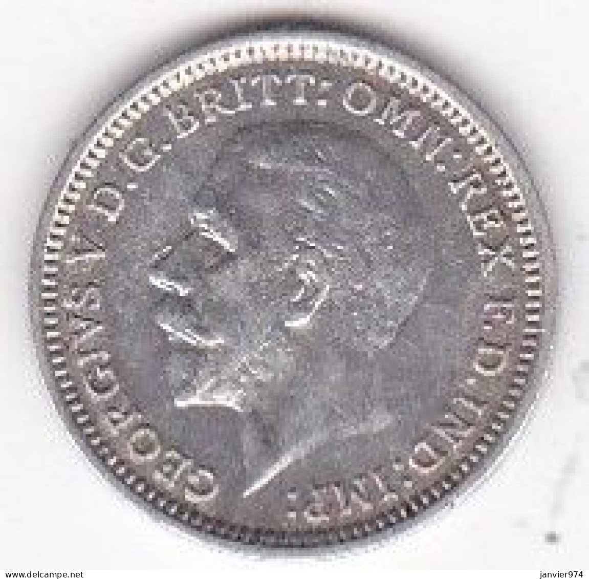 Grande Bretagne. 3 Pence 1934 . George V, En Argent , KM# 831, UNC - F. 3 Pence