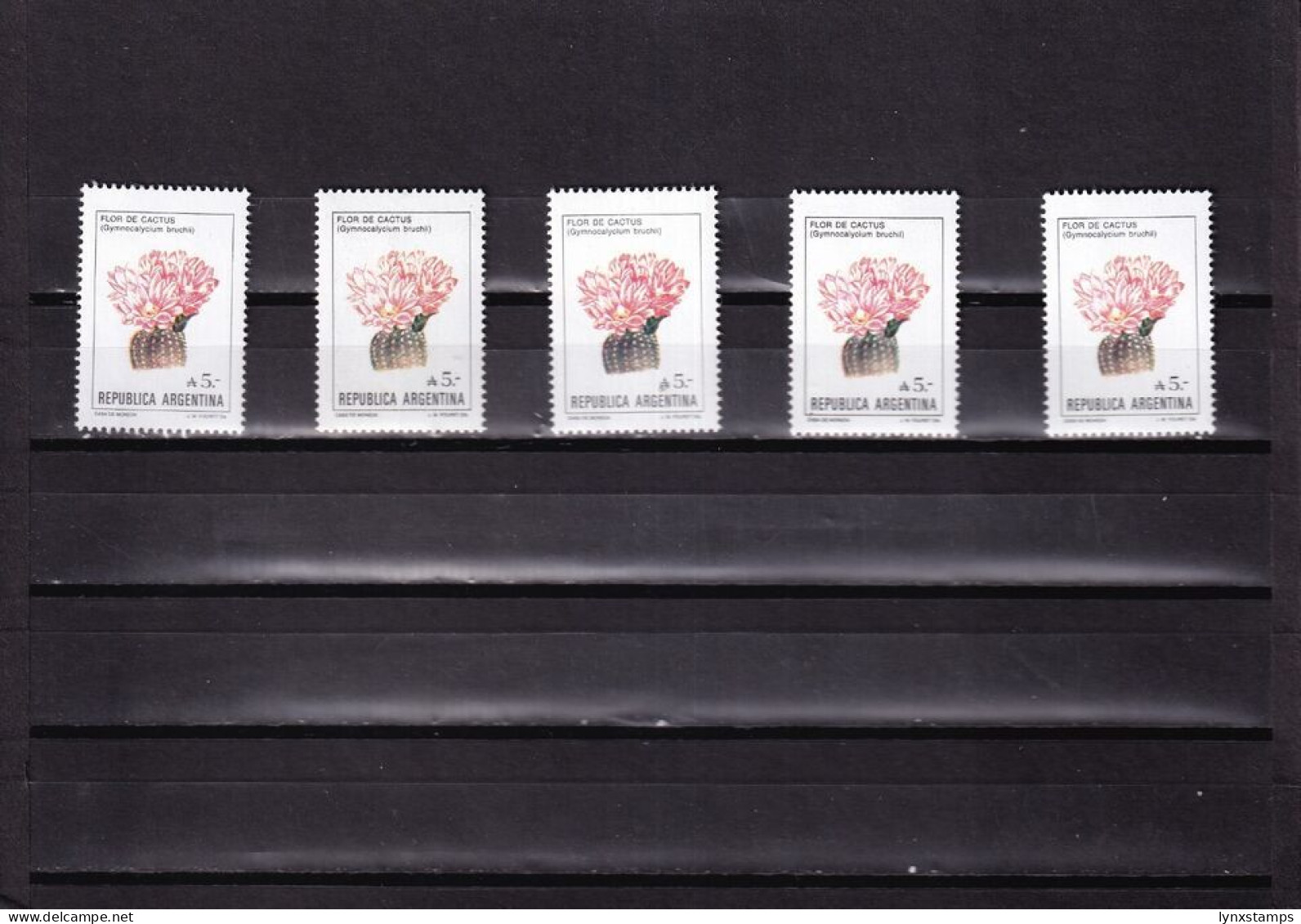 ER03 Argentina 1980's Flowers MNH/used Stamps - Used Stamps