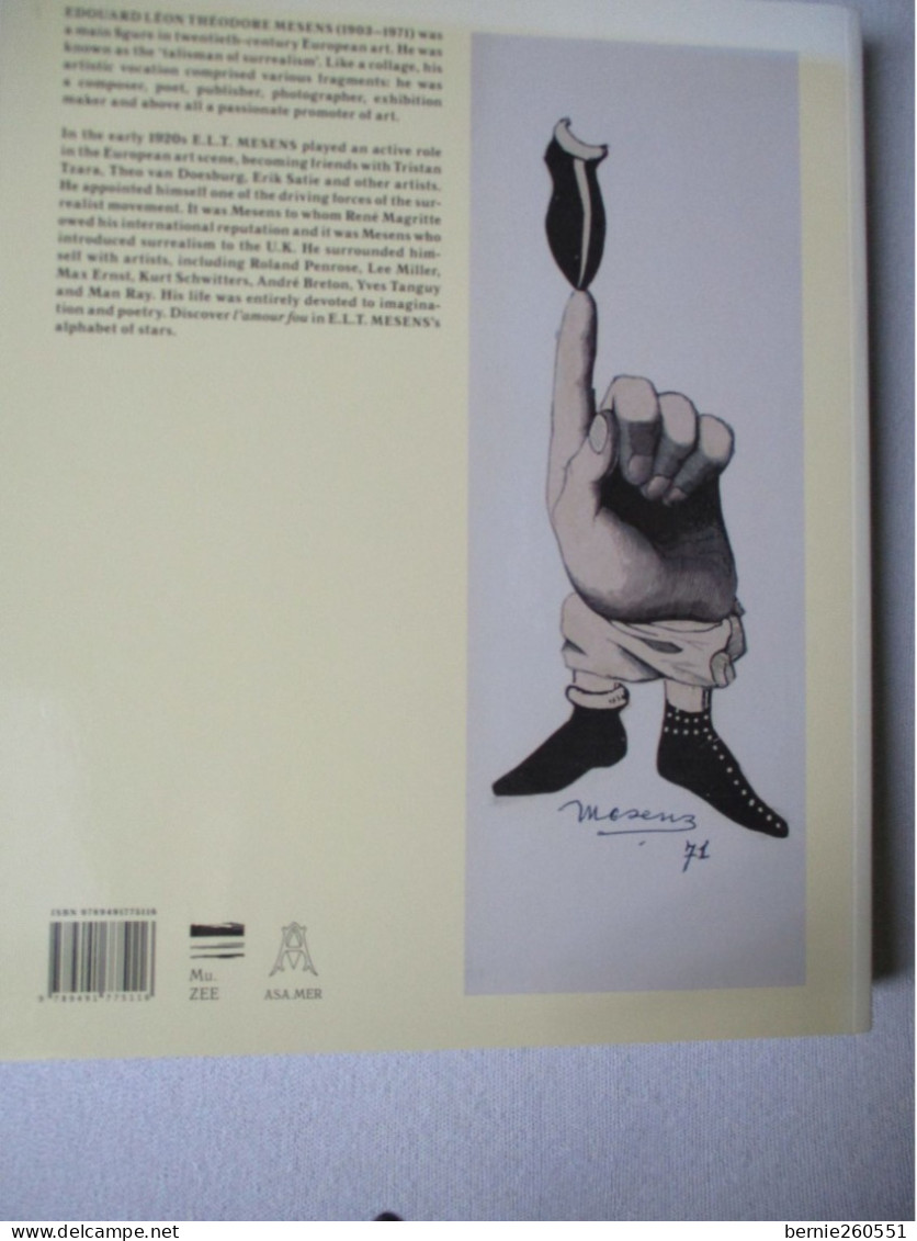 Extraordinaire Livre :"E.L.T. Mesens" Dada & Le Surréalisme En Anglais - Fine Arts