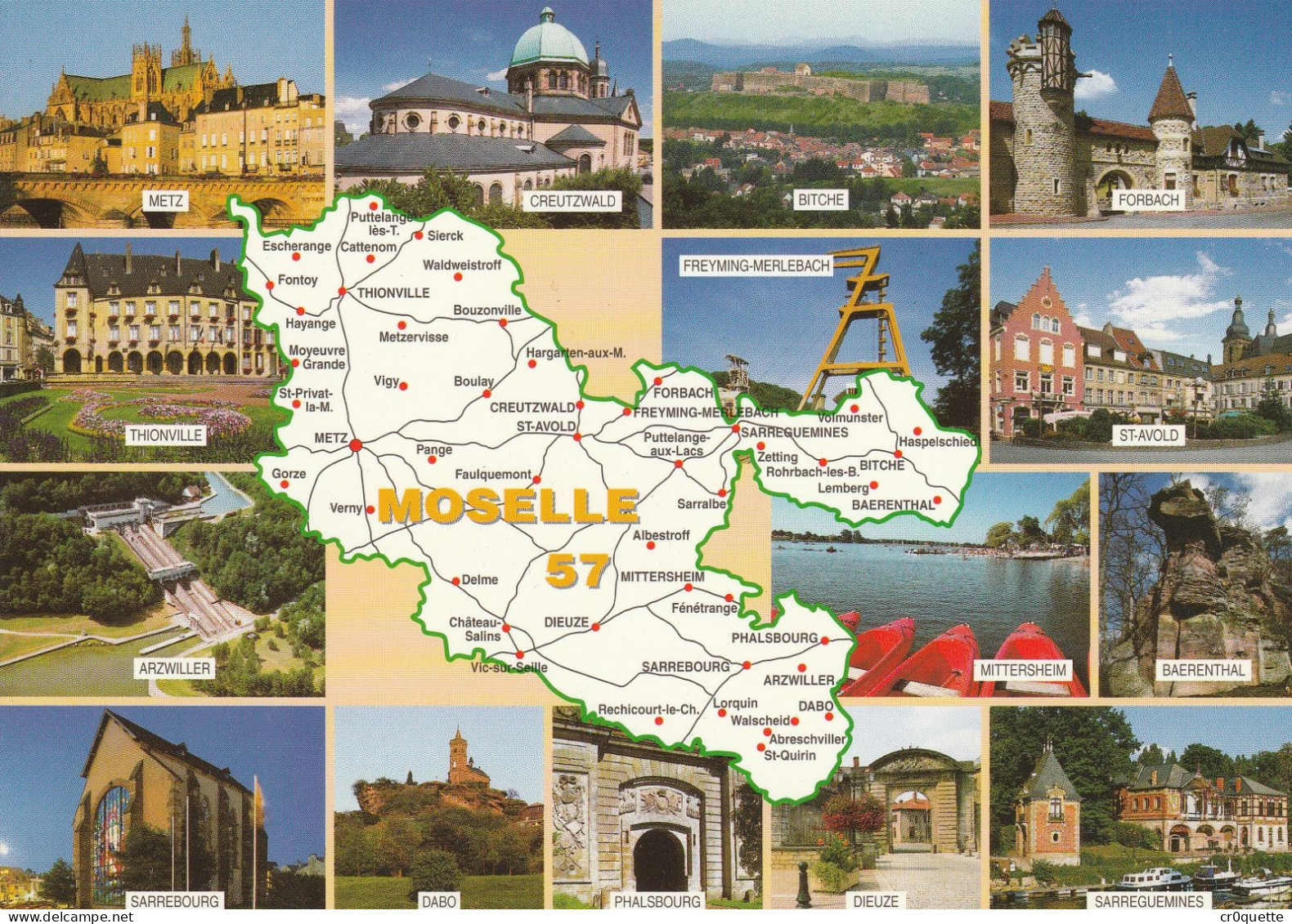 # 57 MOSELLE En 2 CARTES POSTALES Du DEPARTEMENT - Dabo