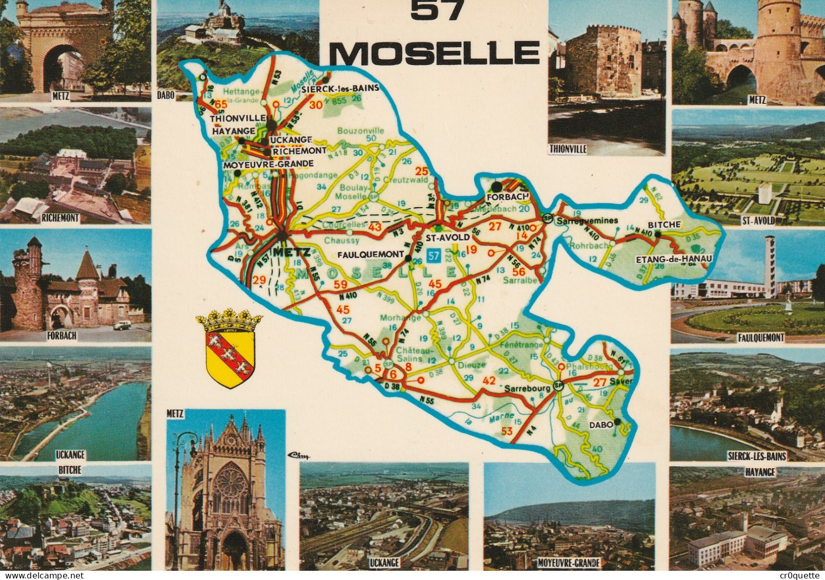 # 57 MOSELLE En 2 CARTES POSTALES Du DEPARTEMENT - Dabo