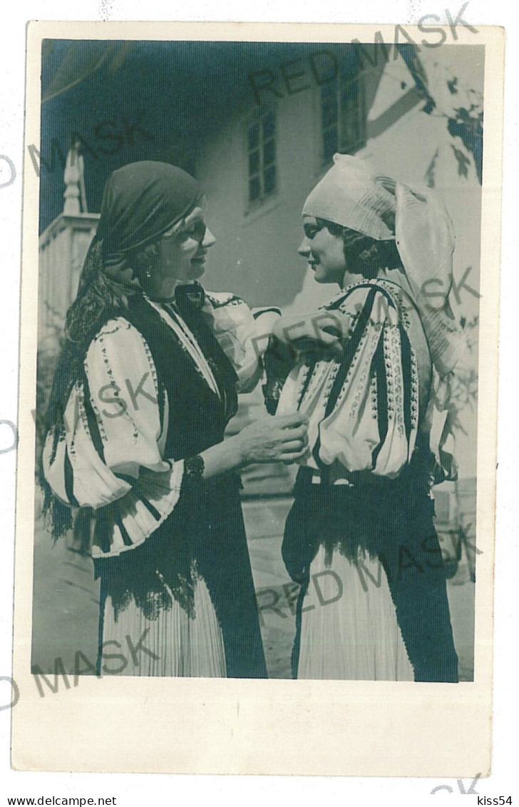 RO 35 - 11613 ETHNIC Women, Poiana Sibiului, Romania - Old Postcard, Real PHOTO - Unused - 1936 - Rumania