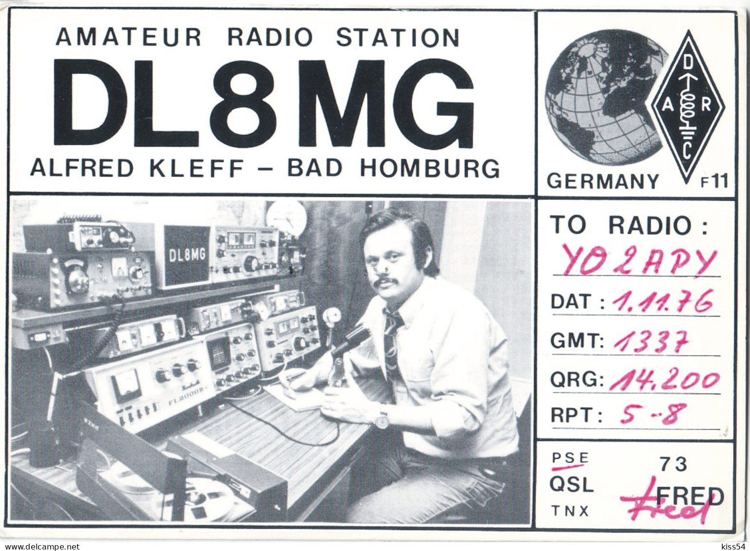 Q 37 - 227 GERMANY - 1976 - Radio-amateur