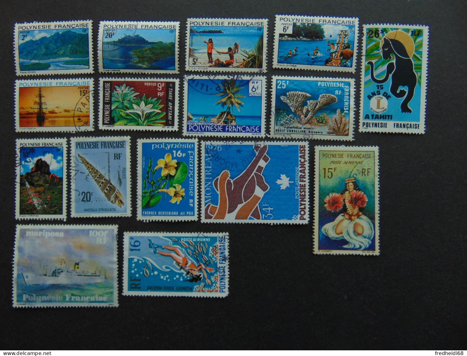 Très Beau Petit Lot De Timbres Oblitérés Toutes Périodes Jusqu'aux Années 90 - Un Timbre Abimé - Collezioni & Lotti