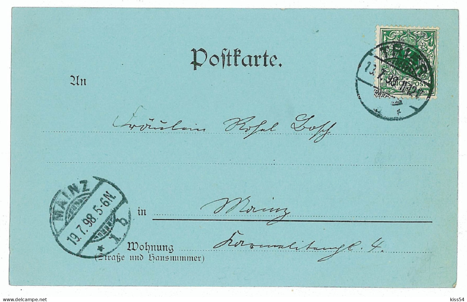 GER 08 - 5766 TRIER, Dom, Litho, Germany - Old Postcard - Used - 1898 - Trier