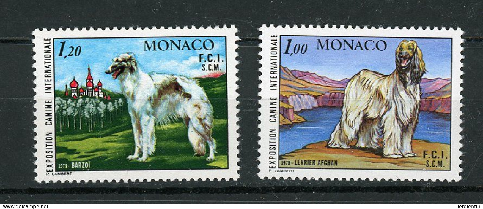 MONACO: EXPO CANINE - N° Yvert 1163+1164** - Nuovi