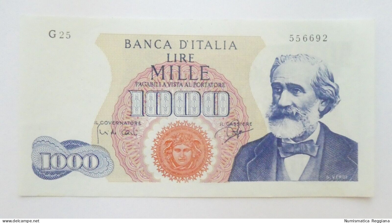 1000 Lire Verdi 14 Gennaio 1964 Serie G25 556692 - *R2* - Conservazione QFDS - 1000 Lire