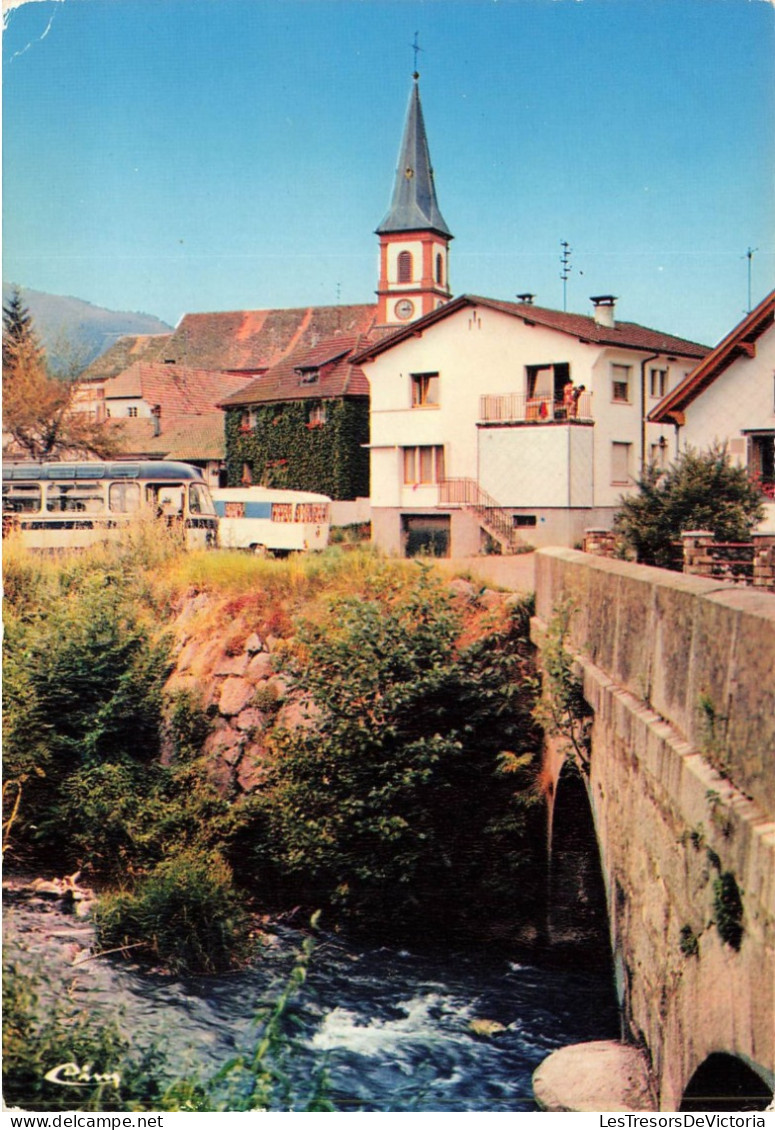 FRANCE - Kruth (Haut Rhin) - La Thur - Un Pont - Rivière - Voiture - Maisons - Carte Postale Ancienne - Thann