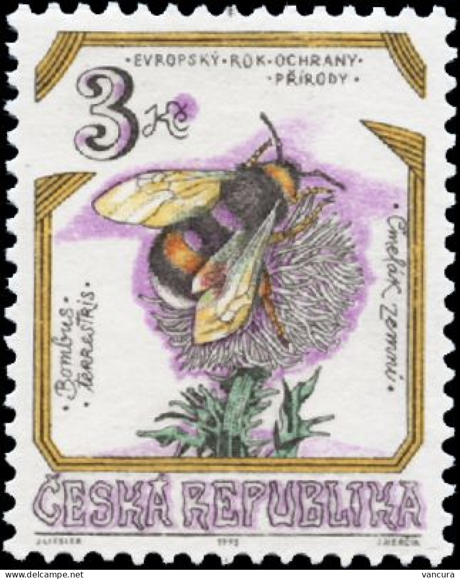 ** 73 Czech Republic Bumble Bee 1995 - Honingbijen