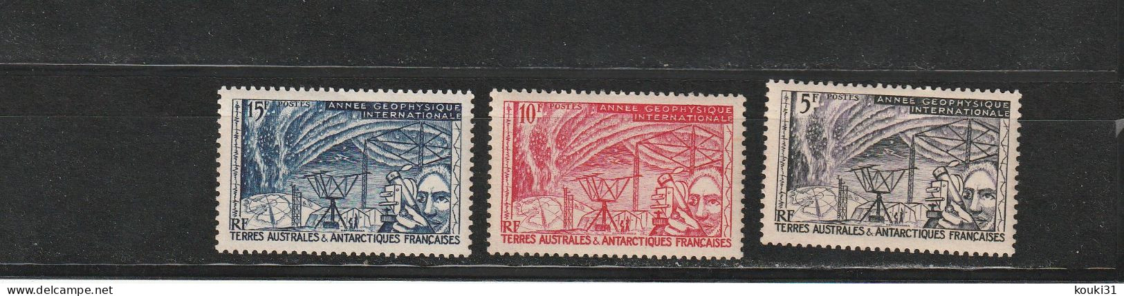 TAAF YT 8/10 ** : Année Géophysique Internationale - 1957 - Unused Stamps