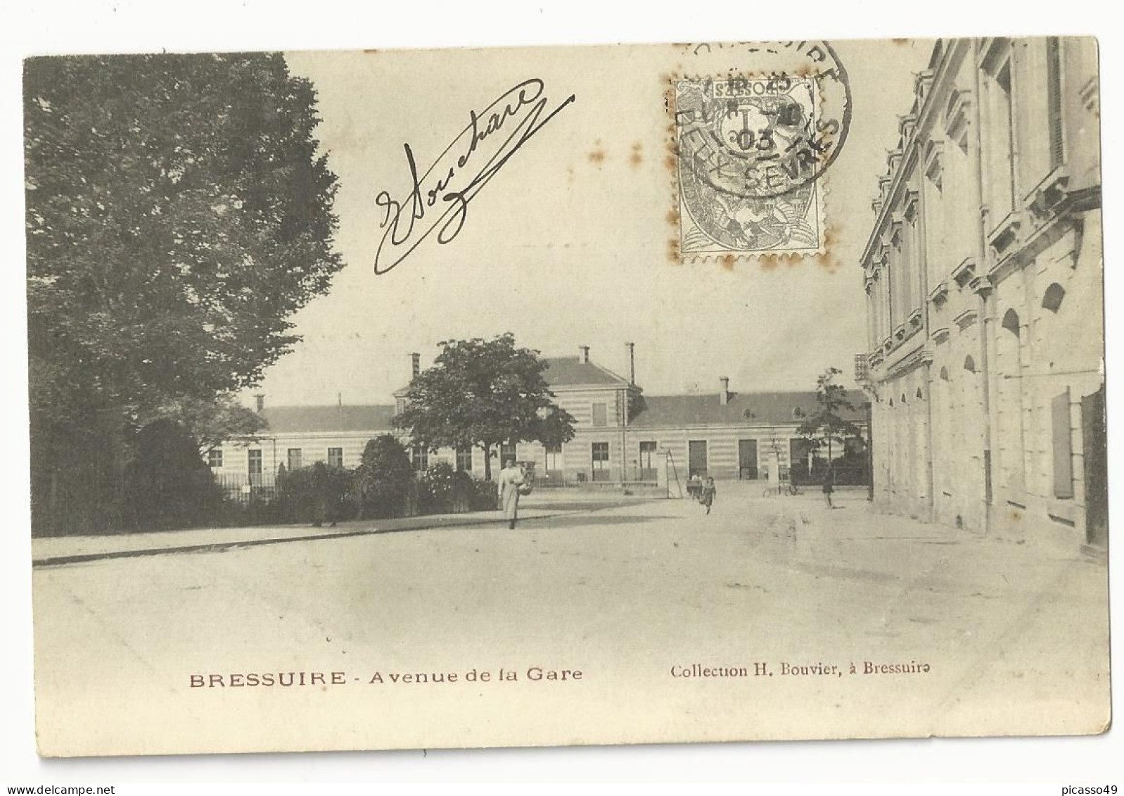 Deux Sèvre , Bressuire , Avenue De La Gare - Bressuire