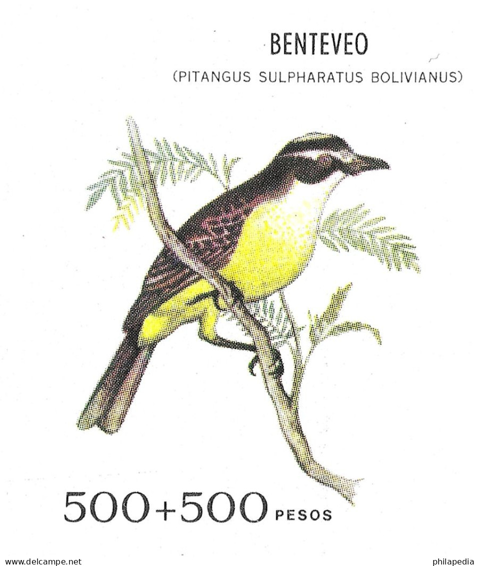 Argentine Football Oiseaux Passereaux Tyran Kamichi Merle Chardonneret Birds Finch Vögel Aves Chaja Uccelli ** 1972 50€ - Passereaux