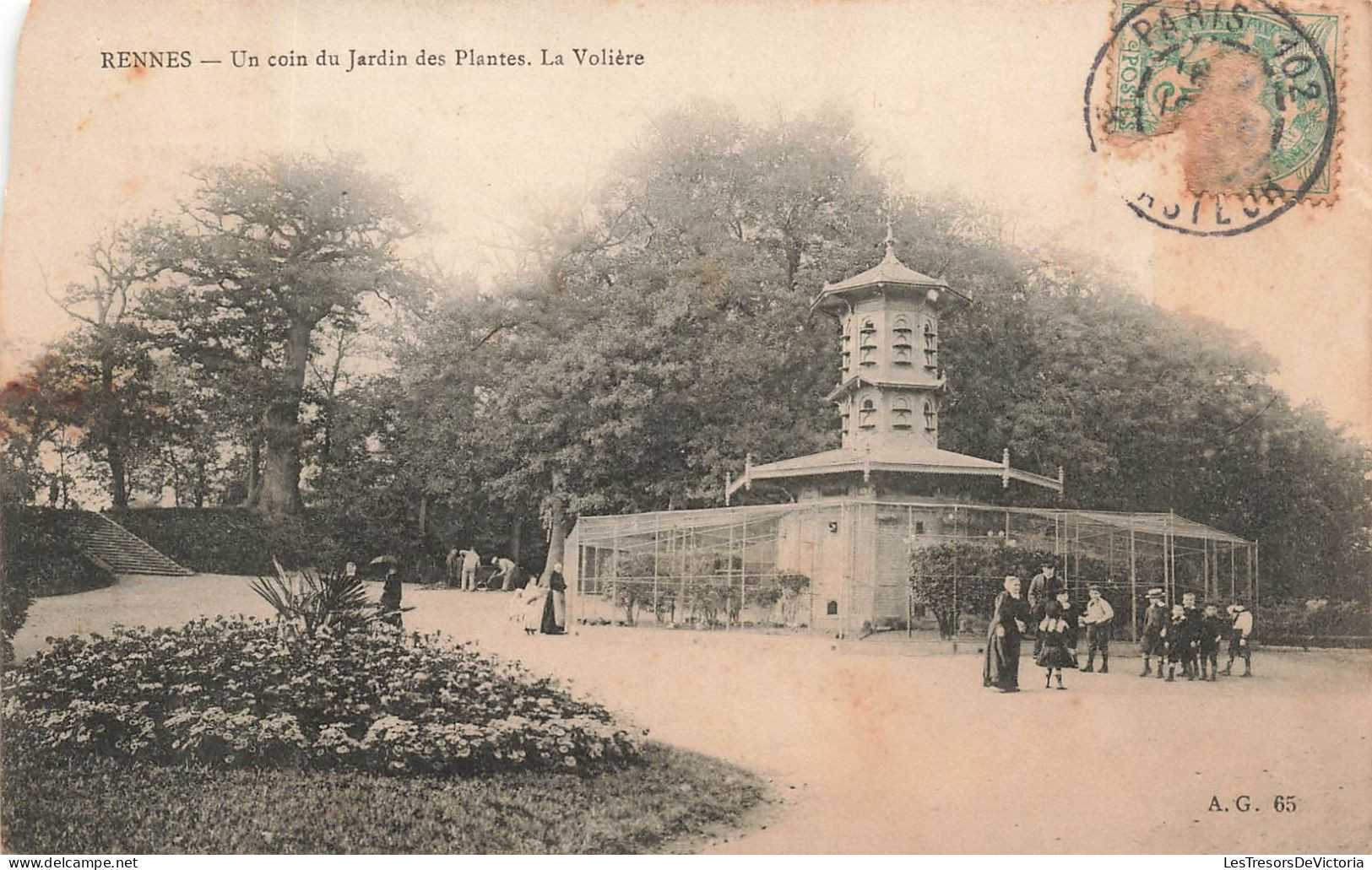 FRANCE - Rennes - Un Coin Du Jardin Des Plantes - La Volière - Carte Postale Ancienne - Rennes