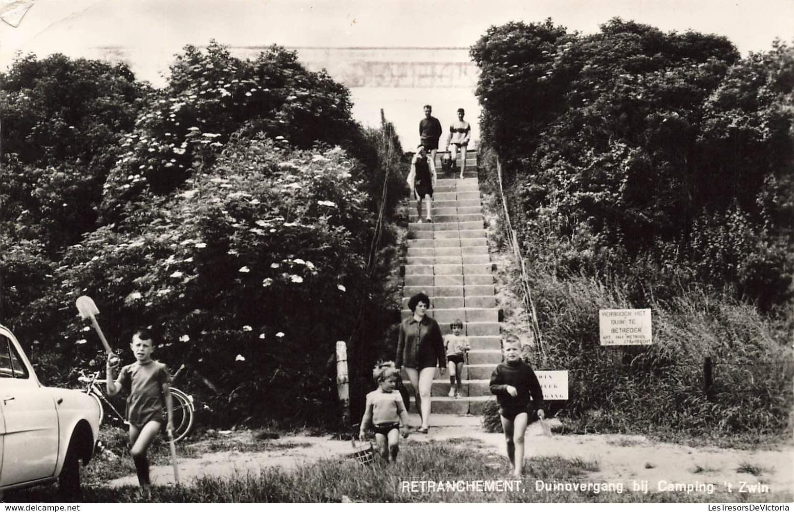 PAYS BAS - Retranchement - Duinovergang Bij Camping't Zwin - Animé - Carte Postale Ancienne - Altri & Non Classificati