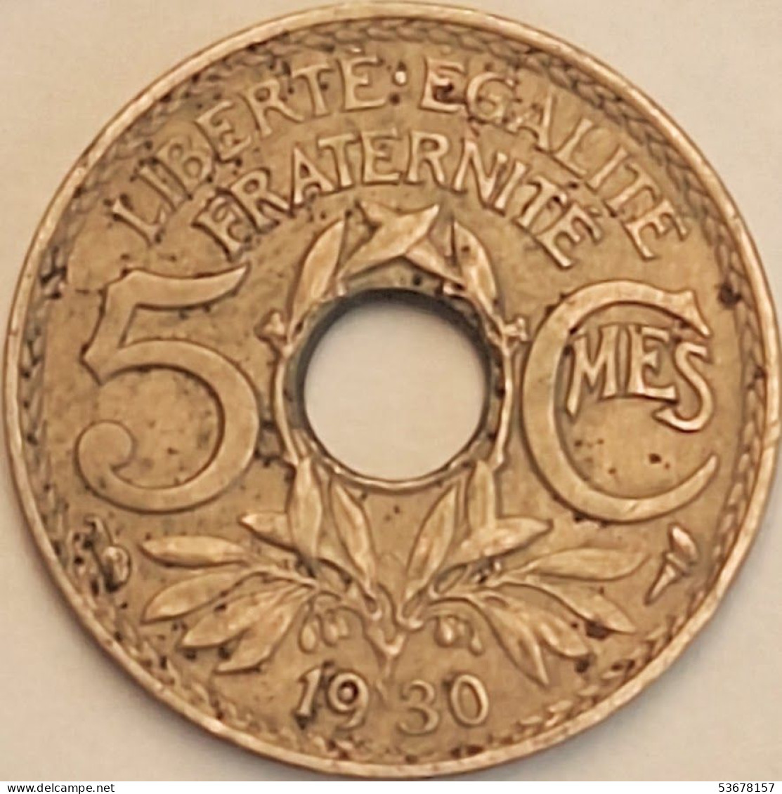 France - 5 Centimes 1930, KM# 875 (#3973) - 5 Centimes