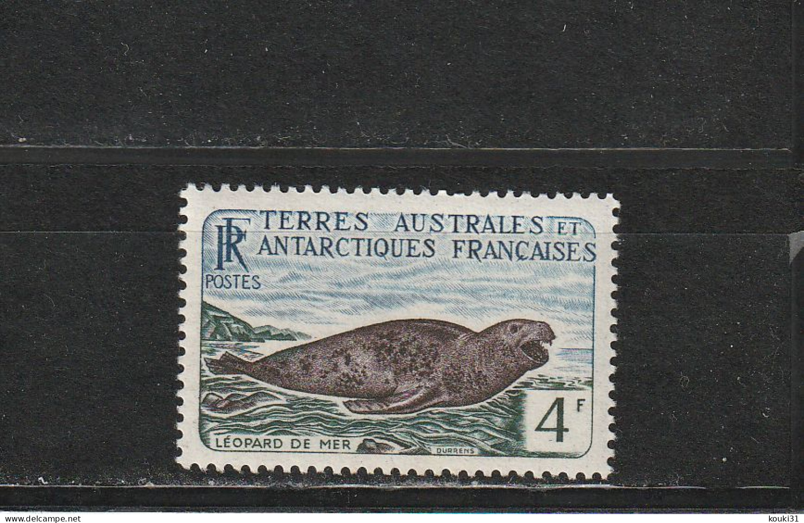 TAAF YT 13B * : Léopard De Mer - 1959 - Unused Stamps