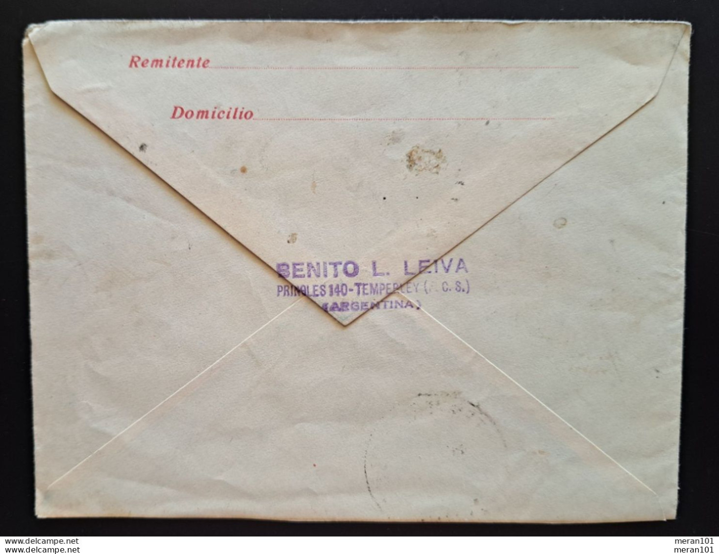 Argentinien 1948, Luftpost Brief MiF TEMPERLEY Nach Hannover - Luftpost