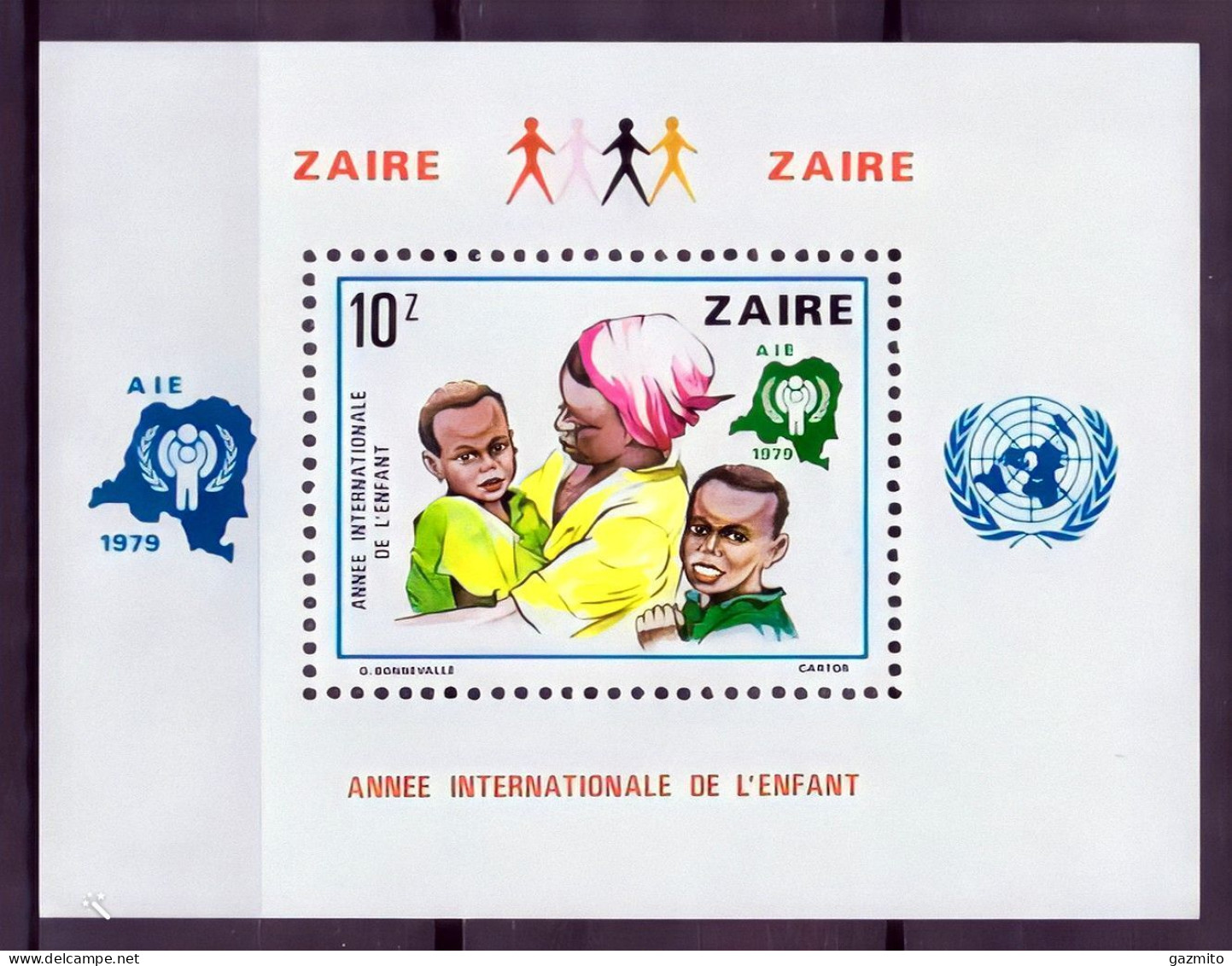 Zaire 1979, Year Of The Child, Block - Sonstige & Ohne Zuordnung