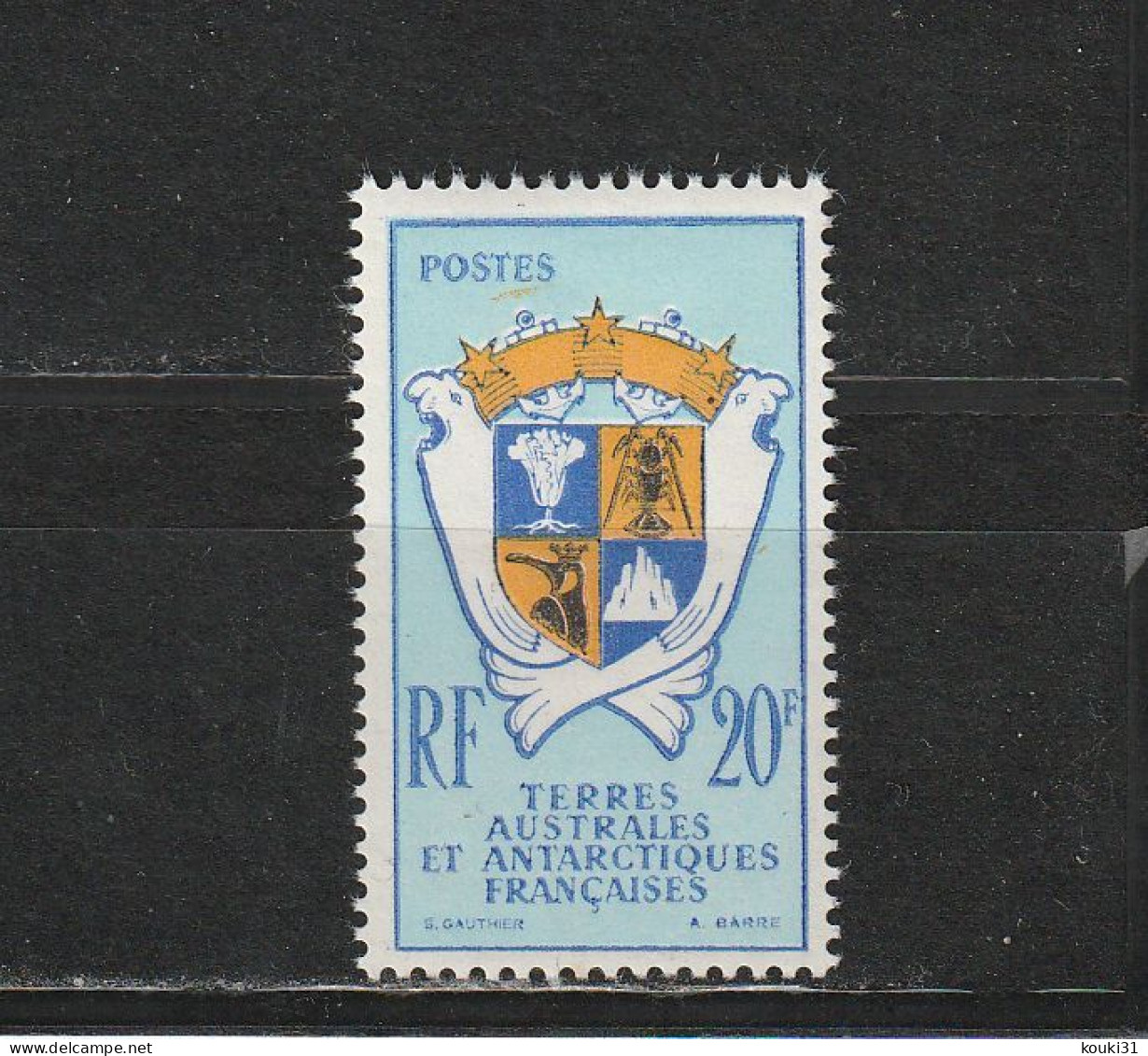 TAAF YT 15 * : Armoiries - 1959 - Unused Stamps