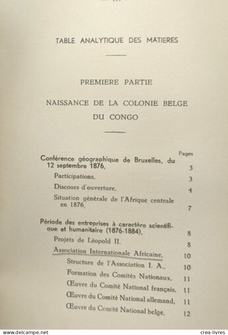 La Terre Belge Du Congo - étude Sur L'origine Et La Formation De La Colonie Du Congo Belge - Unclassified