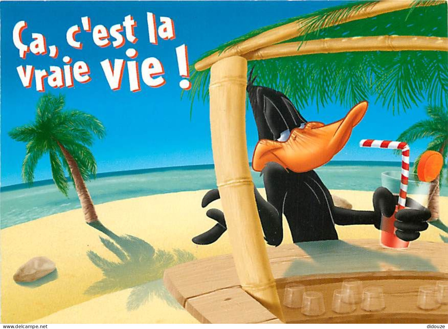 Bandes Dessinées - Looney Tunes - Daffy Duck - Illustration - Carte Neuve - CPM - Voir Scans Recto-Verso - Bandes Dessinées