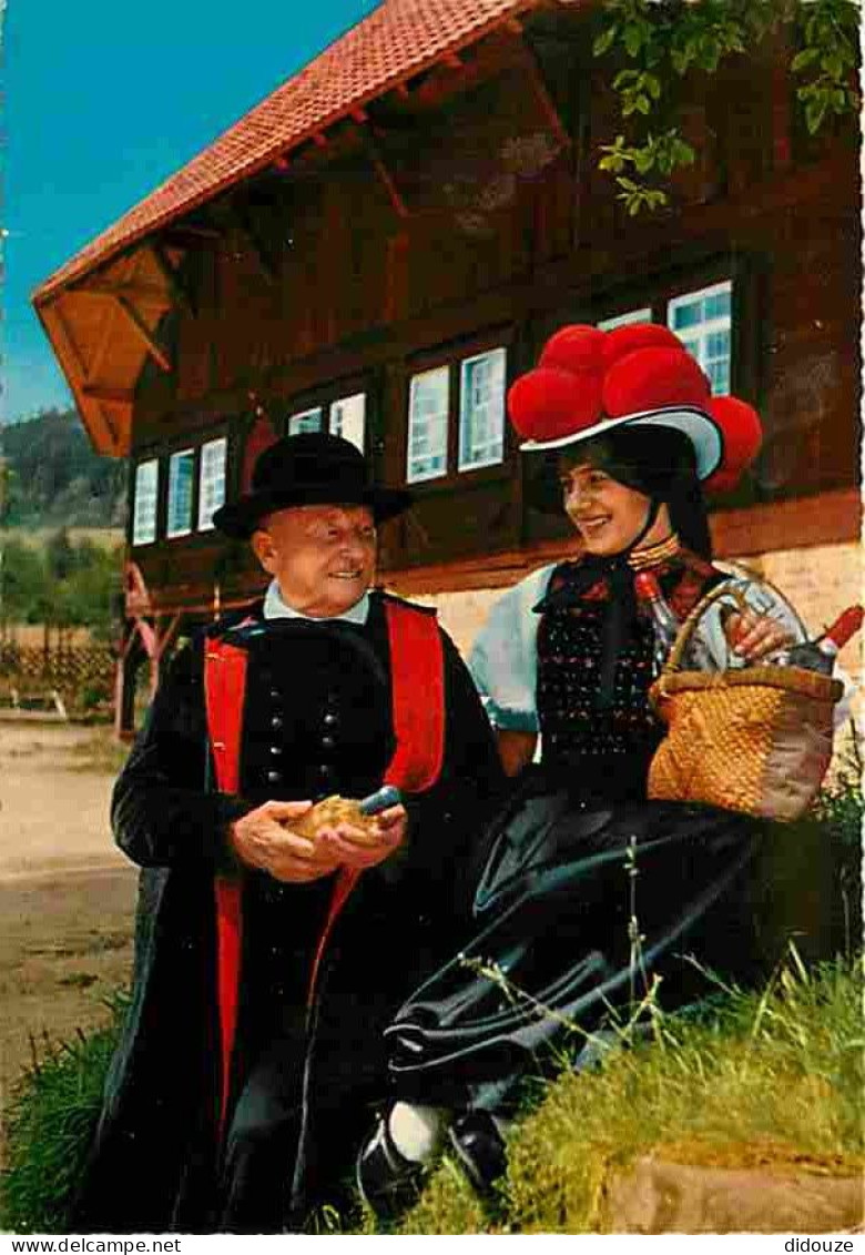 Folklore - Costumes - Allemagne - Schwarzwald - Gutacher Tracht - Voir Scans Recto Verso - Trachten