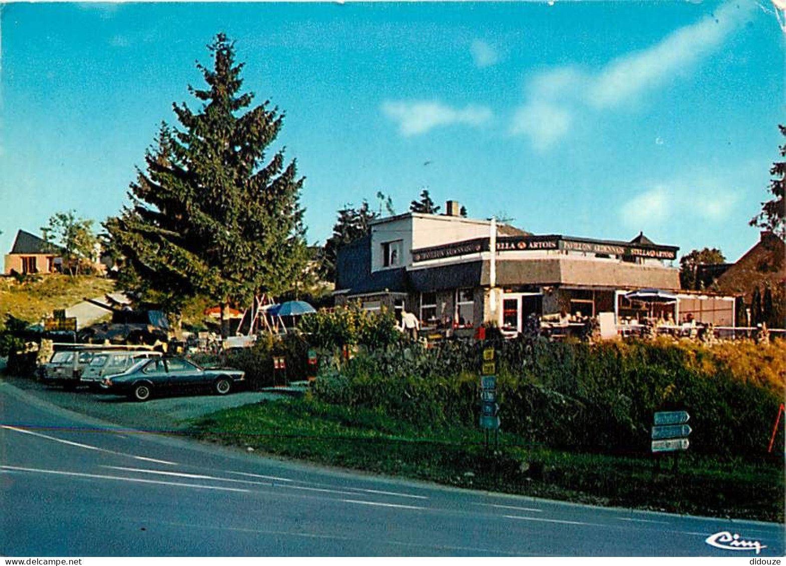 Belgique - Celles Sur Lesse - Pavillon Ardennais - Snack-bar - Friterie - Automobiles - CPM - Voir Scans Recto-Verso - Altri & Non Classificati