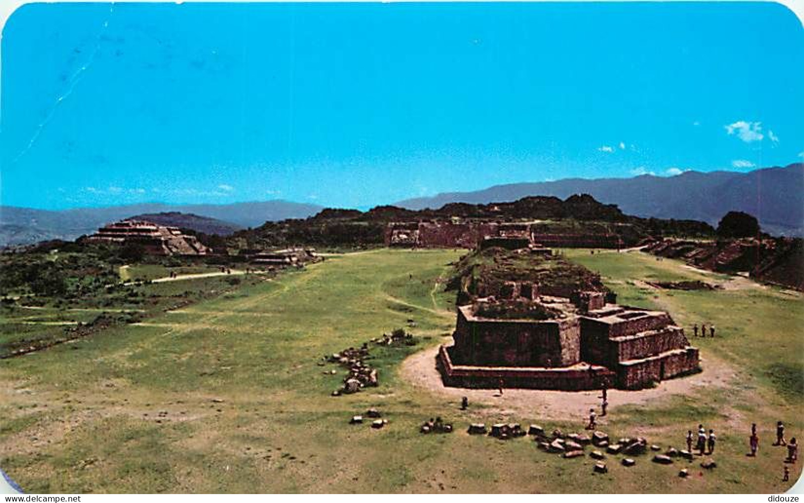 Mexique - Mexico - Monte Alban - Oaxaca - Vista Panoramica De La Zona Arqueologica - Panoramic View Of The Archeological - Mexico