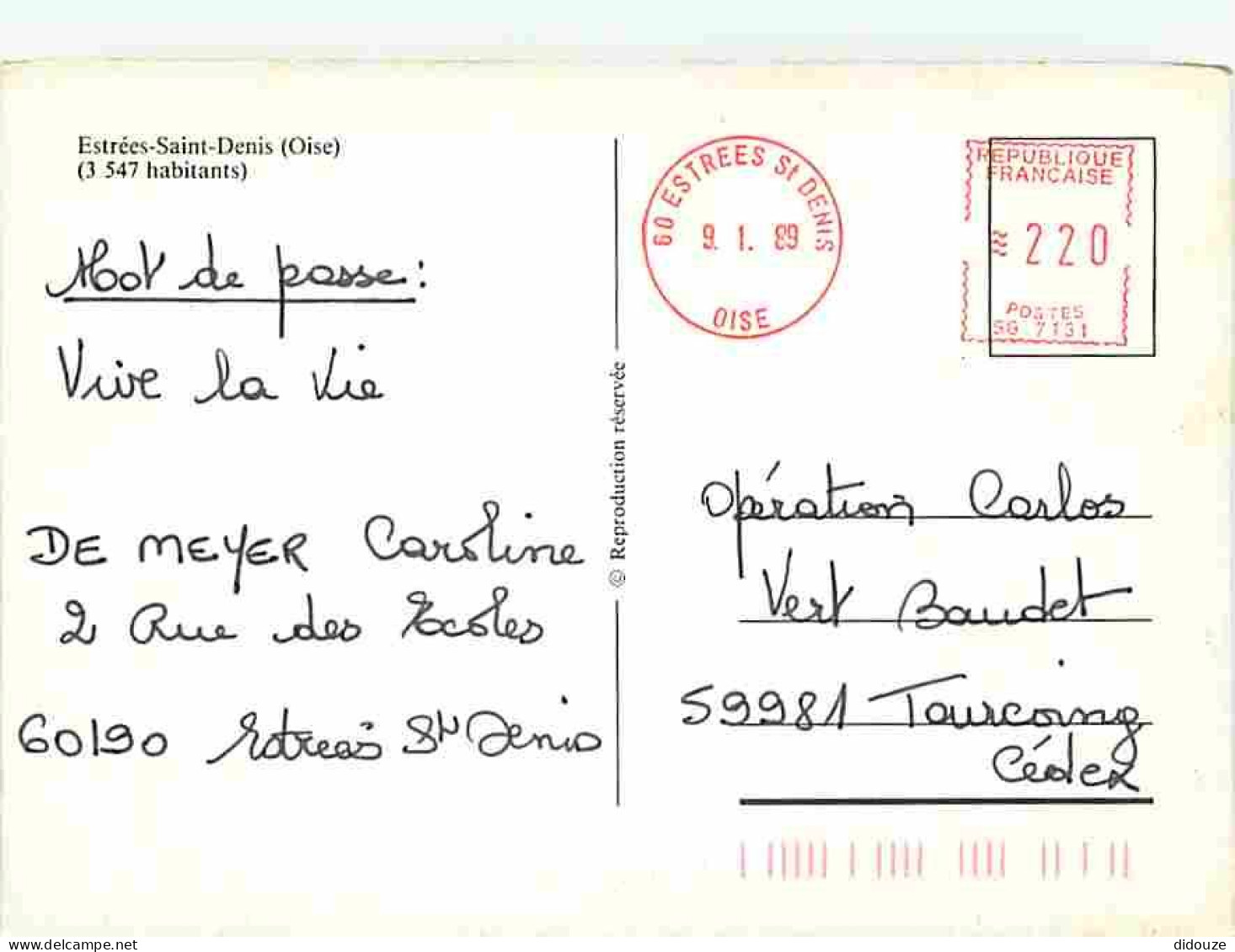 60 - Estrées Saint Denis - Multivues - Blasons - CPM - Voir Scans Recto-Verso - Estrees Saint Denis