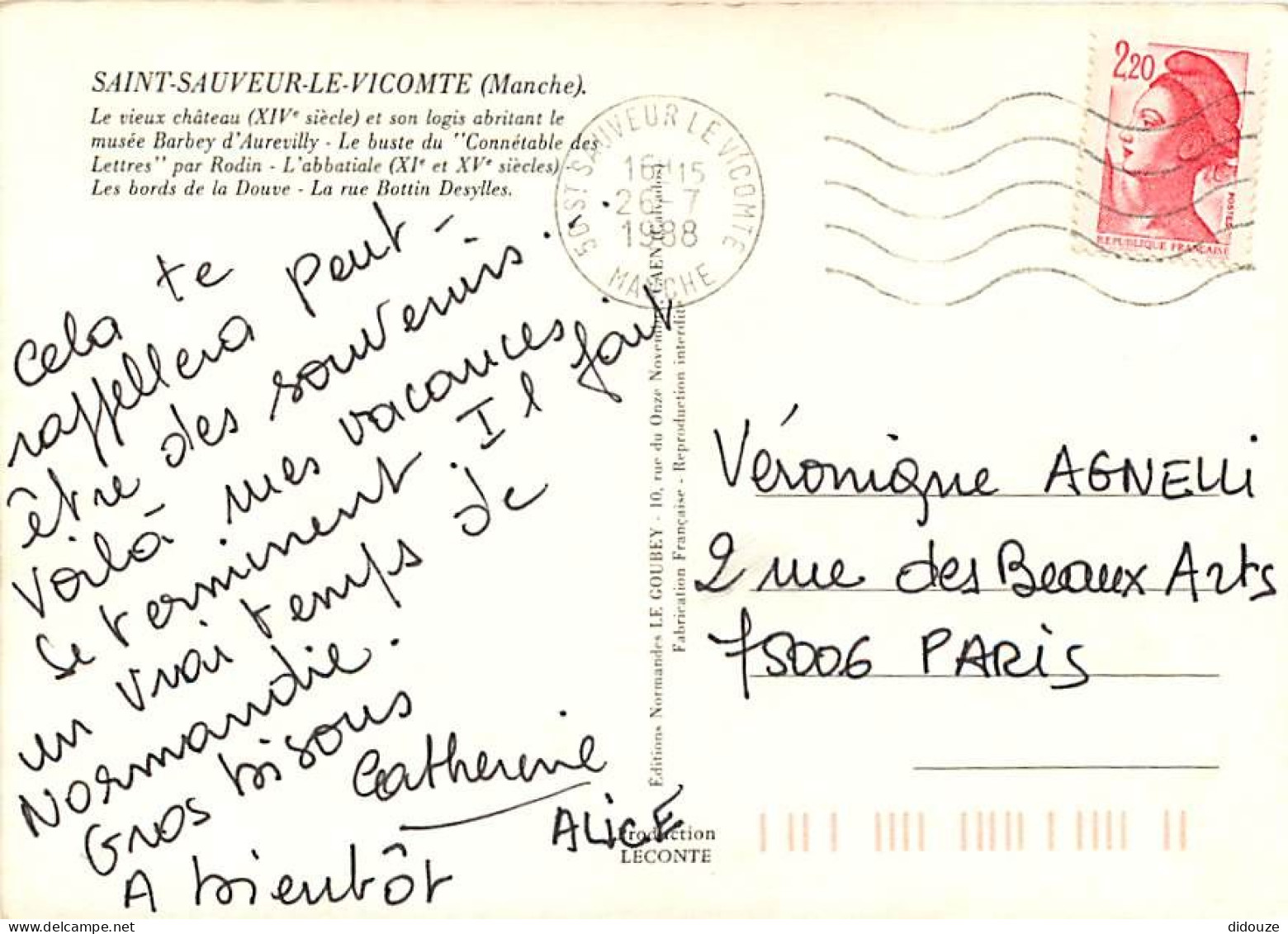 50 - Saint Sauveur Le Vicomte - Multivues - Blasons - CPM - Voir Scans Recto-Verso - Saint Sauveur Le Vicomte