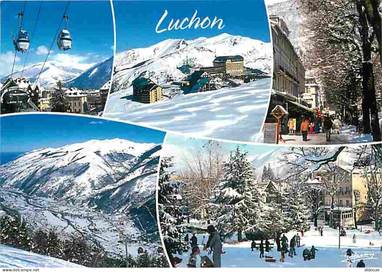 31 - Luchon - Superbagnères - Multivues - Neige - Téléférique - CPM - Voir Scans Recto-Verso - Luchon