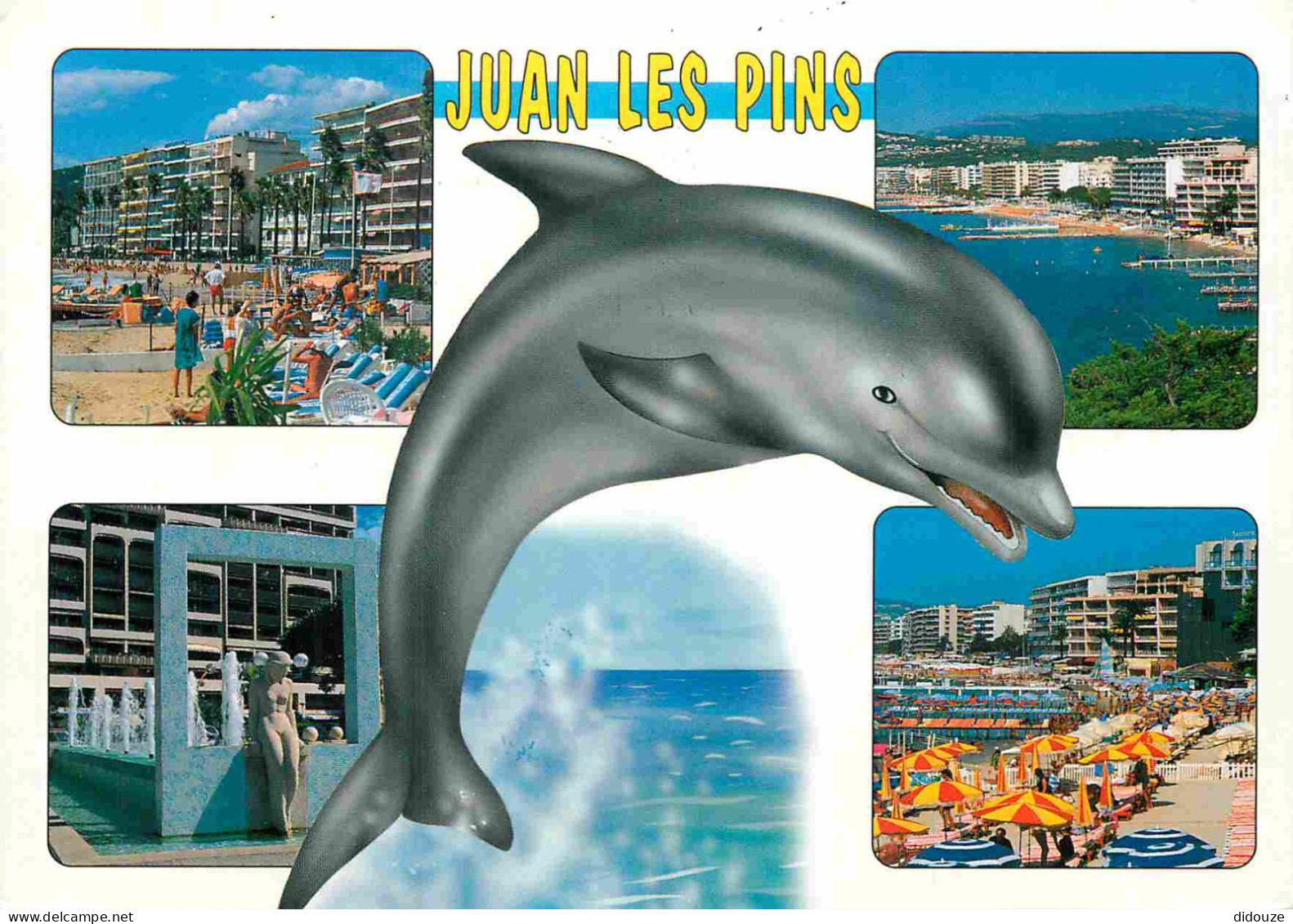 Animaux - Dauphin - Dolphin - Juan Les Pins - Multivues - CPM - Voir Scans Recto-Verso - Dauphins