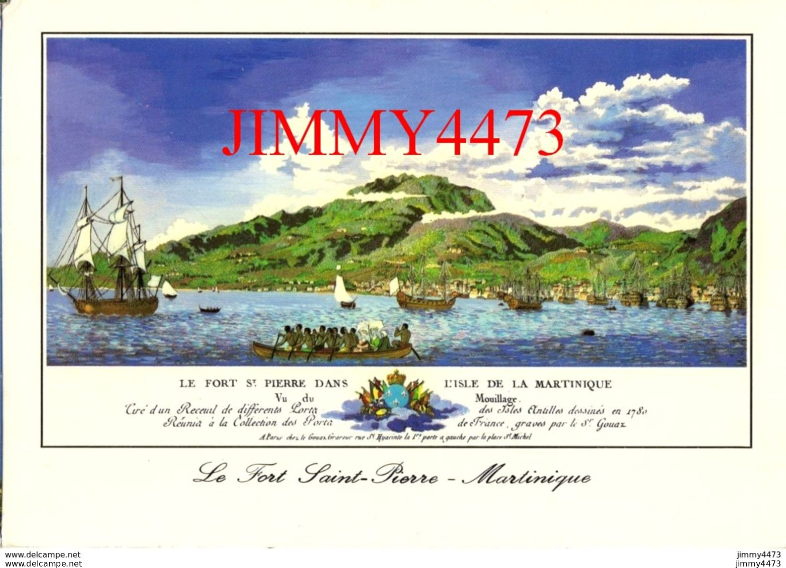 CPM - MARTINIQUE - Le Fort Saint Pierre - Carte Datée De 1982 - Edit. De La Culture Antillaise - Le Marin