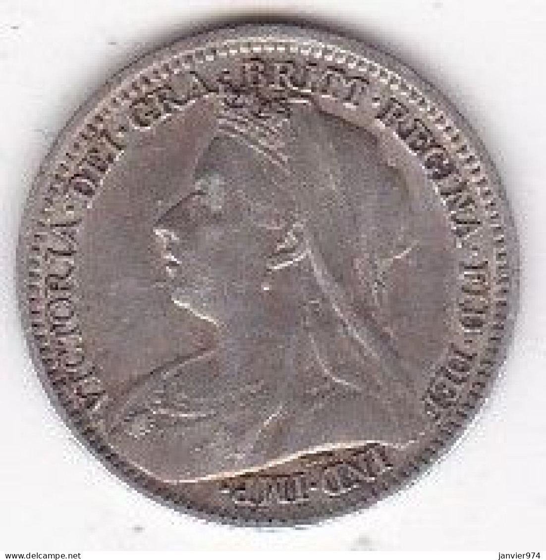 Grande Bretagne. 3 Pence 1899. Victoria, En Argent , KM# 777, UNC - F. 3 Pence