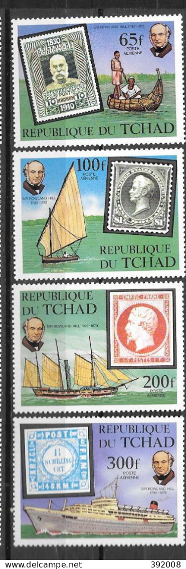 PA - 1979 - N° 224 à 227 **MNH - Rowland Hill - Chad (1960-...)